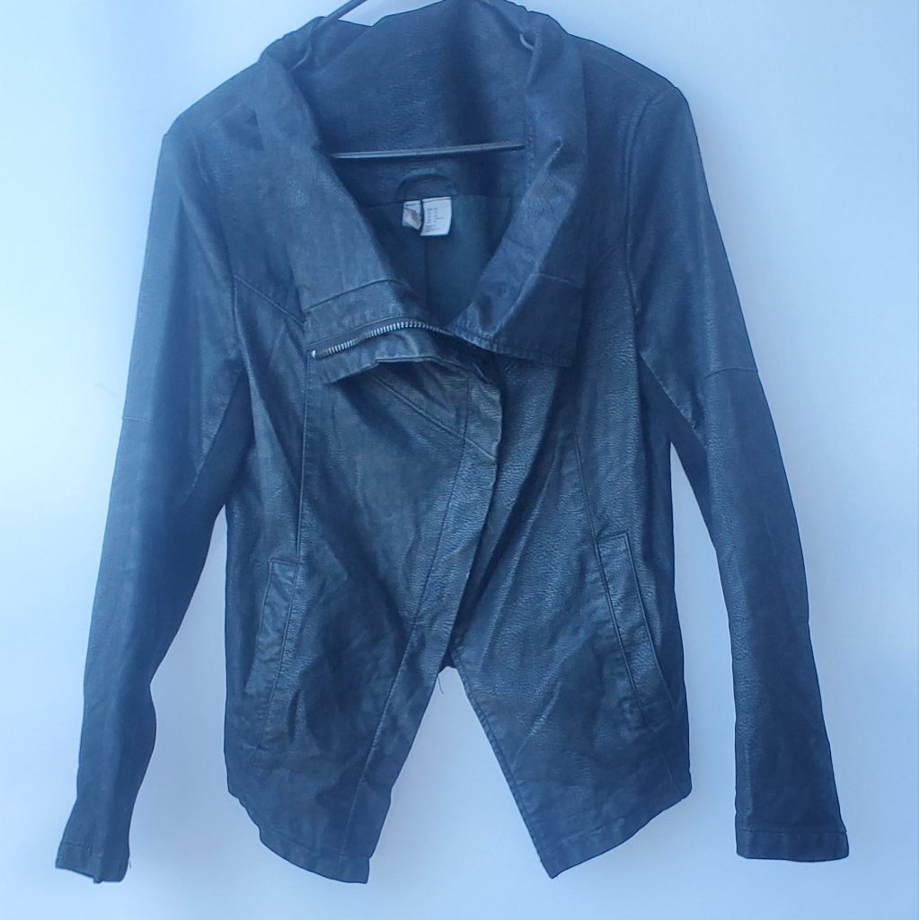 Divided Pleather Jacket